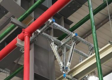 延津该抗震支架的整体式支吊架结构协调性好
